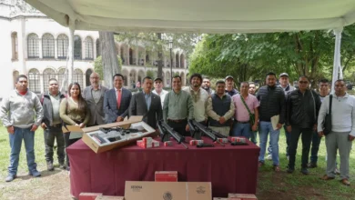 Entrega Gobierno de Michoacán a comunidades indígenas armas y equipos certificados ante SEDENA