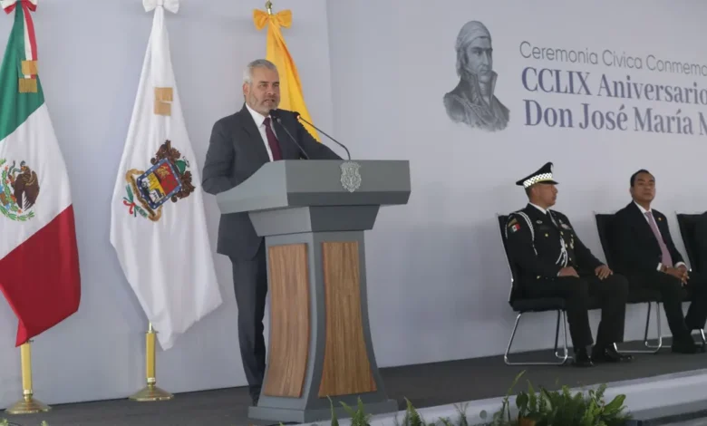 Es el gobernador orador principal de la conmemoración del natalicio de Morelos