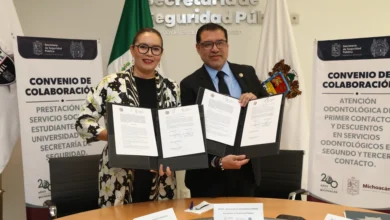Firman convenio la UMSNH y la SSP