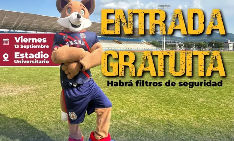 Gratuita, la entrada al partido debut de los Zorros de la UMSNH