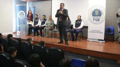 Imparte FGE charlas de prevención de adicciones a estudiantes de la PREFECO Morelia