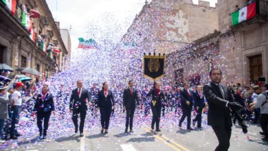 La UMSNH participó en el desfile cívico militar de Independencia