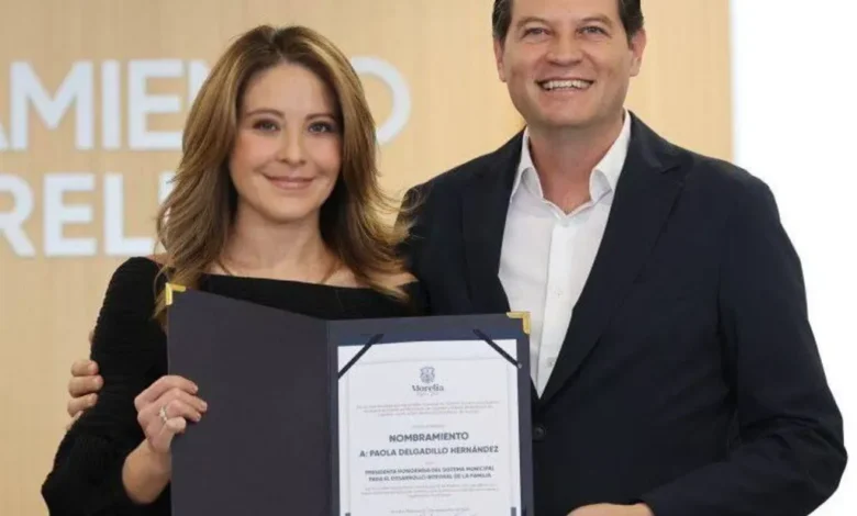 Refrendan a Paola Delgadillo como Presidenta Honoraria del DIF Morelia