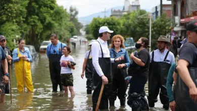 Supervisó Alfonso Martínez las calles afectadas por el desfogue de Cointzio