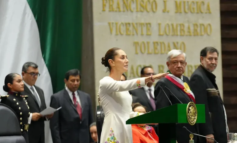 Asiste el gobernador a la toma de protesta de Sheinbaum