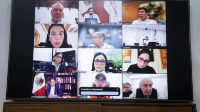 Bedolla participa en reunión virtual con Sheinbaum por huracán "John"