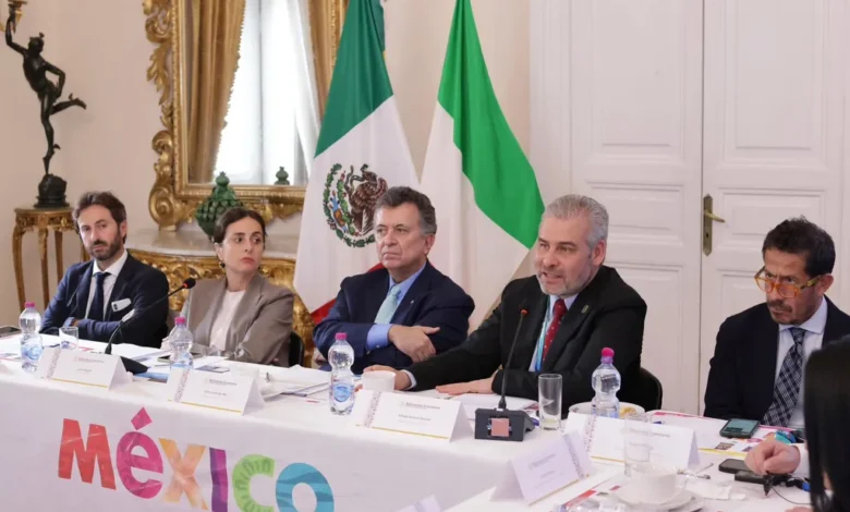 Bedolla y CaMexItal firman convenio para la atracción de empresas italianas en Michoacán