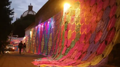 Cielo Tejido ilumina el Andador Nigromante en honor a los bebés fallecidos