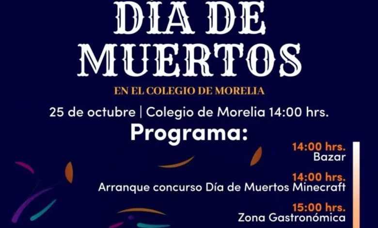 Colegio de Morelia ofrecerá programa en su celebración de Día de Muertos