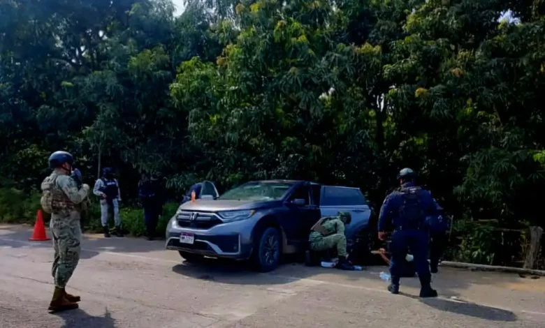 Detienen a tres sujetos que atacaron a elementos de la Guardia Nacional
