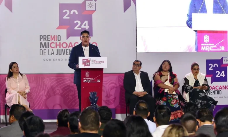 Entregaron el Premio Michoacano de la Juventud