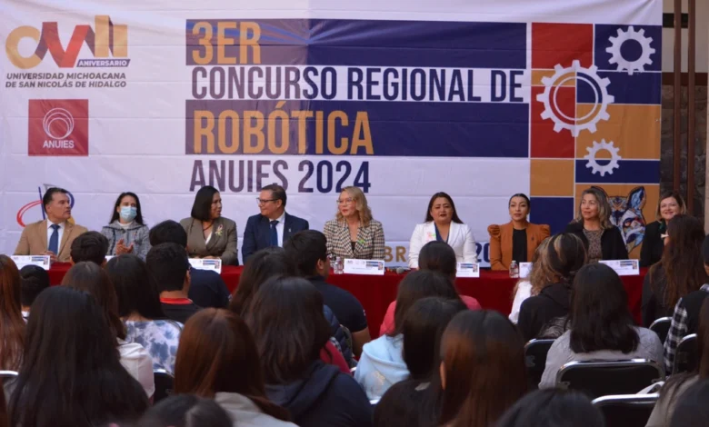 Inauguraron el Tercer Concurso Regional de Robótica ANUIES 2024