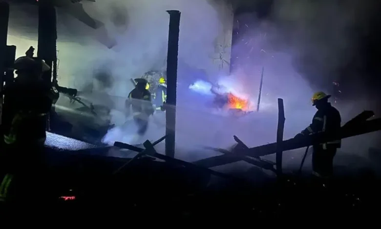 Incendio en un domicilio de Pátzcuaro