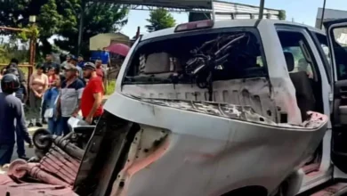 La pirotecnia que transportaba una camioneta estalló, en Tacámbaro