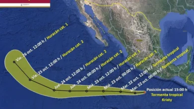 Piden precaución a los habitantes costeros de Michoacán por presencia de tormenta tropical