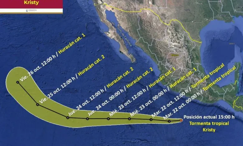 Piden precaución a los habitantes costeros de Michoacán por presencia de tormenta tropical