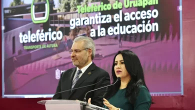 Teleférico de Uruapan garantizará el acceso a la educación de más de 64 mil estudiantes, dice Bedolla