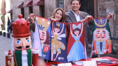 Alfonso Martínez y Paola Delgadillo presentan actividades de la 'Navidad Mágica en Morelia'