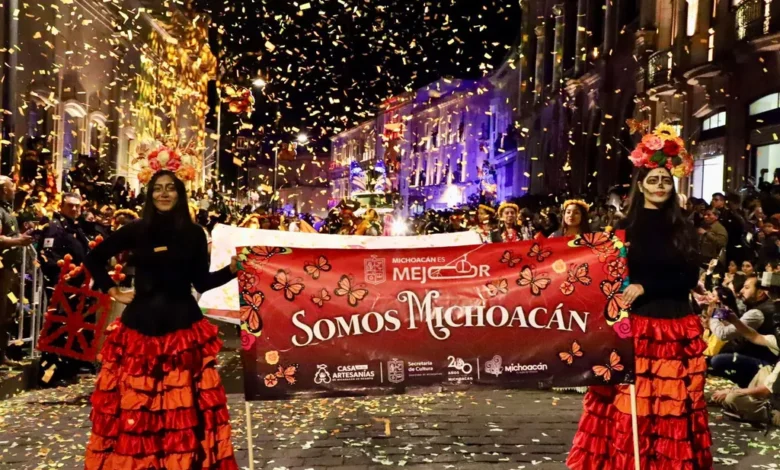 Danzas, catrinas, música y tradiciones michoacanas conquistan Zacatecas