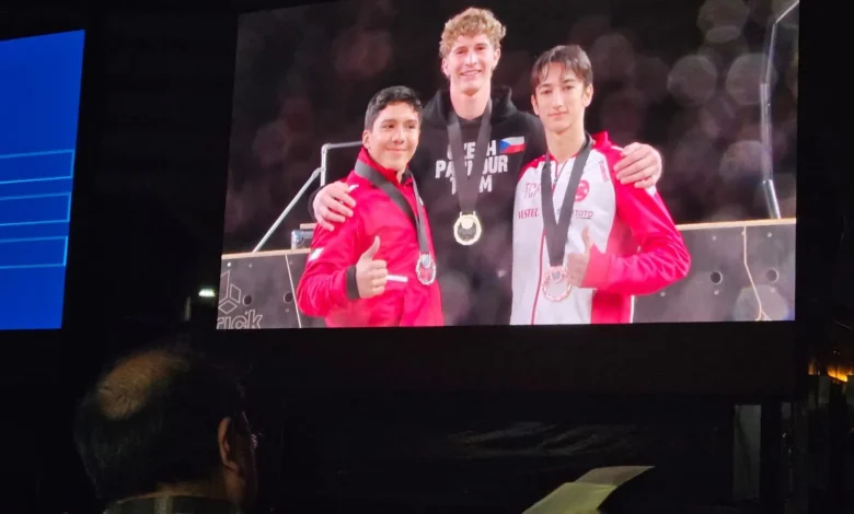 En Japón, joven michoacano ganó medalla de plata en parkour