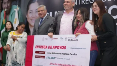 Gobierno de Bedolla entregó 55 apoyos a migrantes