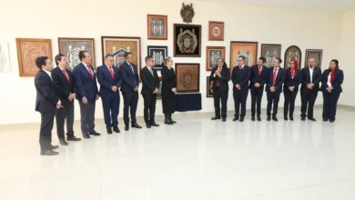 La rectora universitaria inaugura la Sala “Escudos Nicolaitas” de la UMSNH