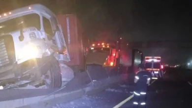Chocaron dos trailers en la Siglo XXI