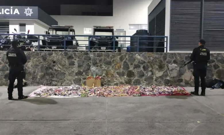 Decomisó la Policía Morelia pirotecnia en colonias de la capital