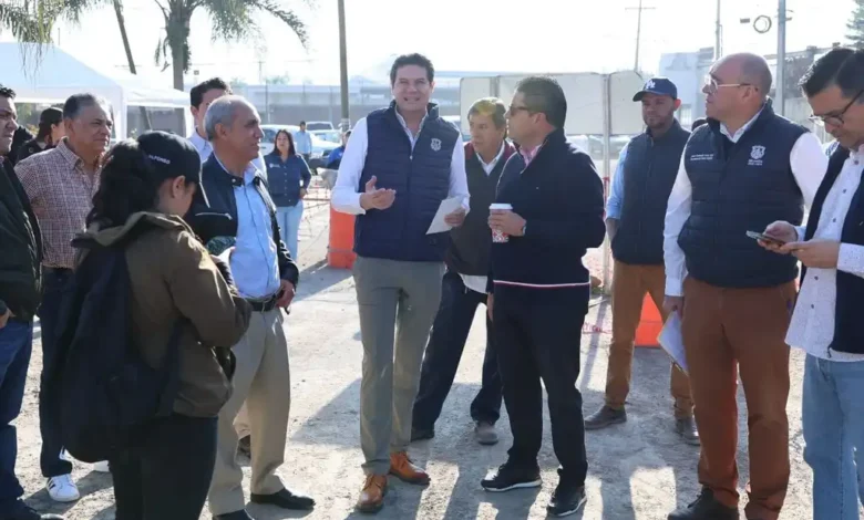 El Presidente Municipal realizó recorrido en la obra de la avenida Río Grande de Ciudad Industrial