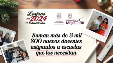 En 2024 suman más de 3 mil 800 nuevos docentes asignados a escuelas que los necesitan