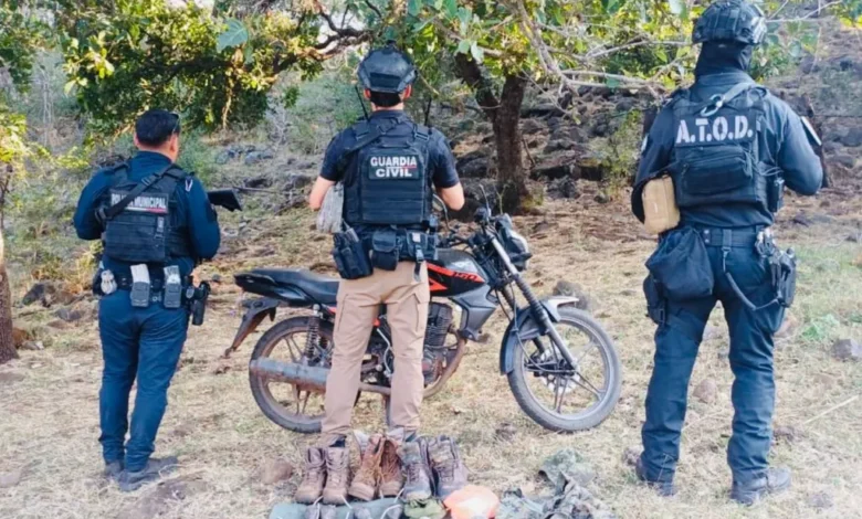 Desmantelaron varios campamentos de delincuentes, en Jacona